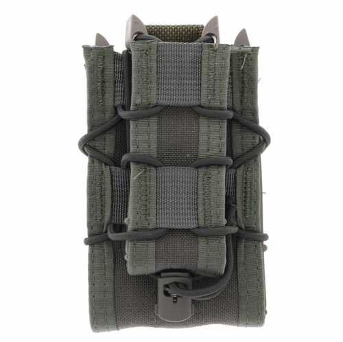 High Speed Gear Double Rifle Taco Dual Magazine Pouch Molle Fits Most Magazines Hybrid Kydex And Nylon Multicam Bl 11TA02MB