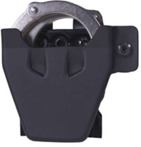Click to see larger image. High Speed Gear Uniform Line Handcuff Holster For S&W Hinged Handcuff Fits MOLLE/Belt Black Kydex