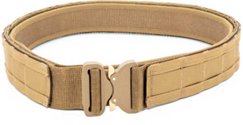 Haley Strategic Partners D3 Belt 1" Molle Mounting Cobra Buckle Enclosure Xlarge 2" Nylon Webbing Construction Coyote Br