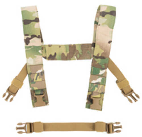 Haley Strategic Partners H-Harness Nylon Construction Multicam Fits Haley Strategic Chest Rigs HARN_H_KIT-1-1-MC