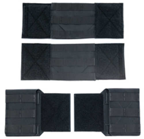 Haley Strategic Partners Thorax Cummerbund And Side Entry Panel Set Molle Dual Layer Woven Elastic Large Black Tpc_cb_se