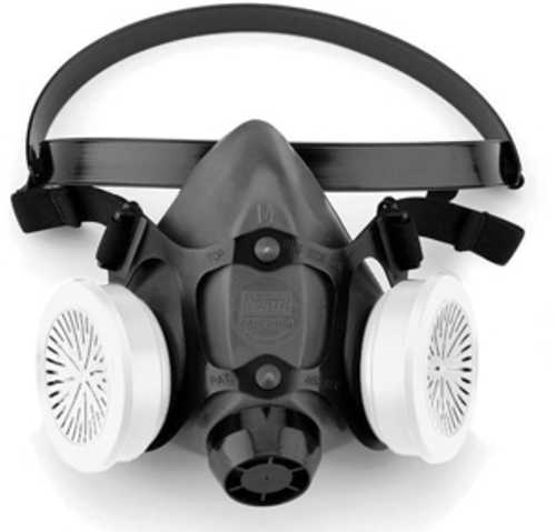 Honeywell Safety Products Half Mask 5500 Series Elastomer Large Black Respirators