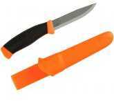 Morakniv of Sweden Orange Companion Knife 4.1" Stainless Steel Blade Black Rubber Handle - 11824 15pack