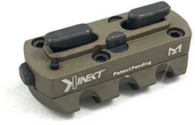 Kinetic Development Group LLC Kinect M-LOK Rail Brown Finish Single 3 Slot Picatinny KIN5-100-BRN