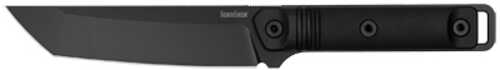 Kershaw Atreides Fixed Blade Knife 5.7" Tanto Blade 65Mn Blade Steel 11.4" Overall Length Powdercoat Finish Black Polypr