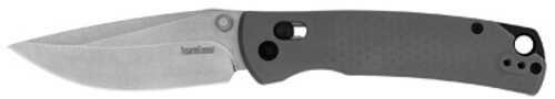Kershaw Sequence Folding Knife 3.32" Clip Point Plain Edge 8Cr13MoV Blade Steel 7.7" Overall Length DuraLock Stone Washe