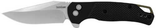 Kershaw Runoff Folding Knife 3.1" Clip Point Blade Plain Edge 8Cr13MoV Blade Steel 7.15" Overall Length Button Lock Ston