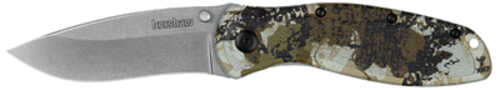 Kershaw Blur Assisted Folding Knife 3.4" Drop Point Blade 14C28N Blade Steel 7.9" Overall Length Steel Stonewash Finish