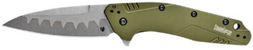 Kershaw Dividend Assisted 3 in Blade Olive Aluminum Handle