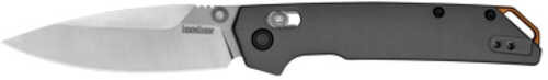 Kershaw Iridium Folding Knife Thumb Stud Ball Bearing Opening Plain Edge D2 Tool Steel Stonewashed Finish Anodized Alumi