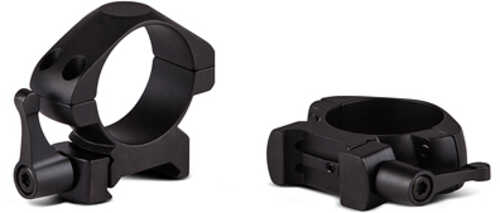 Konus Quick Release Rings Fits Optics With 30mm Tube Compatible With Picatinny And Weaver Rails Low Height Matte Finish