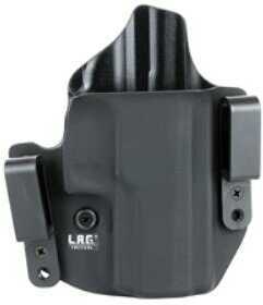L.A.G. Tactical Inc. Defender Series OWB/IWB Holster Fits SIG P320 Compact 9/40 Kydex Right Hand Black Finish 2031