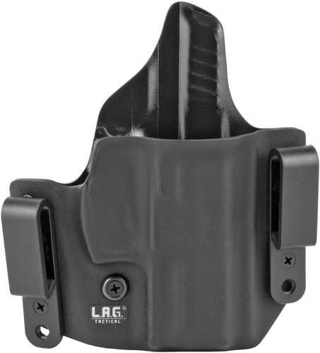L.A.G. Tactical Inc. Defender Series OWB/IWB Holster Fits H&K VP9SK Kydex Right Hand Black Finish 9030