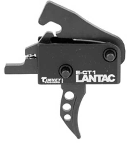 LanTac USA LLC ECT-1 Single Stage Trigger 3.5LB Pull Weight Curved Shoe Fits AR Pattern Receivers Non-Adjustable Anodize