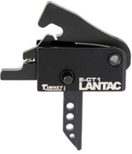 LanTac USA LLC ECT-1 Single Stage Trigger 3.5LB Pull Weight Flat Shoe Fits AR Pattern Receivers Non-Adjustable Anodized