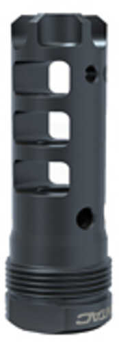 LanTac USA LLC Dragon Muzzle Brake 6MM ARC 5/8X24 Thread Pitch Plan B Compatible QPQ Finish Black Full Length DGN6MMB-PB