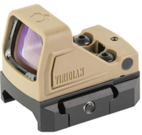 Viridian 9810142 RFX11 Green Dot Reflex Sight Flat Dark Earth 1 X 16 X 22mm 3 MOA Green Dot Reticle