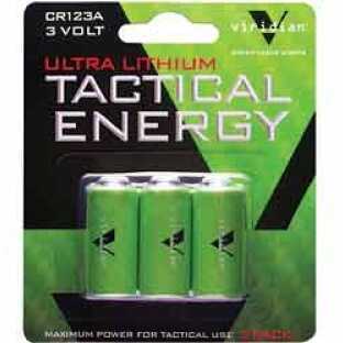 Viridian Weapon Technologies Battery CR123A Lithium 3/Pack Green VIR-CR123-3