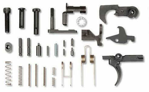 LBE Unlimited Lower Parts Kit 223 Rem/5.56 NATO Black Finish Without Trigger Guard or Pistol Grip ARK15LPK