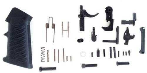 LBE Unlimited Lower Parts Kit 223 Rem/5.56 NATO Black Finish With Pistol Grip and Trigger Guard AR15LPKT
