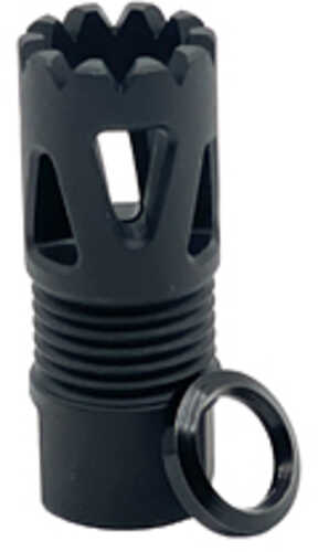 LBE Unlimited Tri-Port Flash Hider Threaded 1/2X28 223 Remington/556NATO Black ARFH-TP556