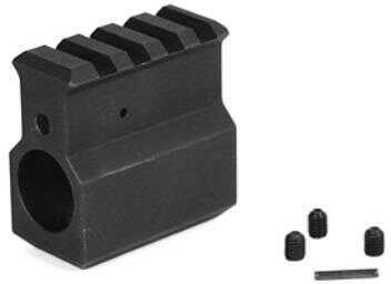 LBE Unlimited .750 Gas Block w/Rail Upper Receiver Height Set Screws Included Black Finish ARRGB-UH