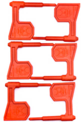 Lbe Unlimited Chamber Flag For Rifles Plastic Construction Orange Pack Of 6 Csflg-rfl
