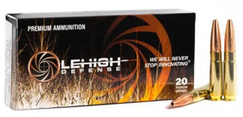 Lehigh Defense Maximum Expansion 300 Blackout 194 Grain Fracturing Tip BTHP 20 Round Box LA300BLK-194-ME