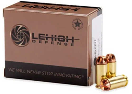Lehigh Defense Xtreme Defense 40 S&w 115 Grain Xd Ftm 20 Round Box