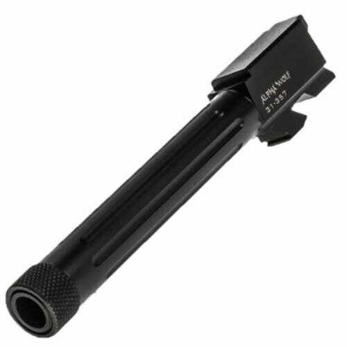Click to see larger image. Lone Wolf Distributors AlphaWolf Threaded Barrel 40 S&W Salt Bath Nitride Finish Fits S&W M&P Shield AW-SWS40TH