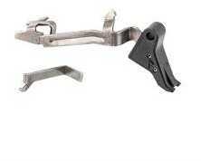 Lone Wolf Distributors Trigger Shoe In-gun Adjustability 6061 Billet Aluminum One Screw Assembly Silver LWD-UAT-A