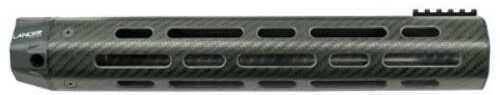 Lancer Octagon Handguard Carbon Fiber Black Aluminum Picatinny Sight Rail AR Rifles 12.5"