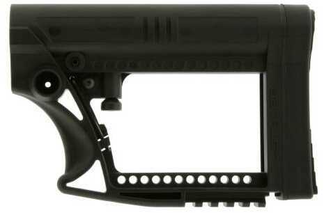 Luth-AR MBA-4 Carbine Stock Fits AR-15 & AR-10 Commercial and Mil-Spec Buffer Tubes Black