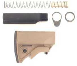 LWRC Ultra-Compact Individual Weapon Stock Kit Flat Dark Earth Shortened Buffer Tube Springh