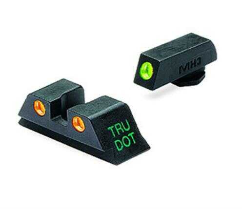 Meprolight Tru-Dot Sight Fits Glock 20 21 29 30 Green/Orange 10222O