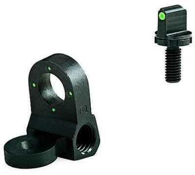 Mako Tru-Dot Sight AR-15 Green/Green 4-Dot Peep Rear Front And Foling 31619