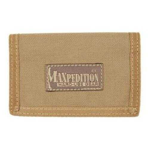 Maxpedition MICRO Wallet Soft 4.5"x3" ID Window 2 Internal Card Compartment 1 External Slip Khaki Finish 02
