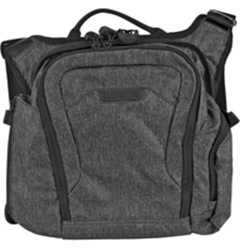 Maxpedition Entity Crossbody Bag 9L Small Charcoal N/P Hybrid Heathered Fabric CCW Compartment 8.5"X5"X11" NTTCBSCH