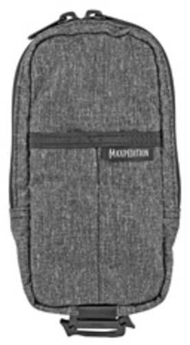 Maxpedition Entity Modular Pocket Charcoal N/P Hybrid Heathered Fabric 3.5"X1"X7" Includes 1-Matching TacTie Joining Cli