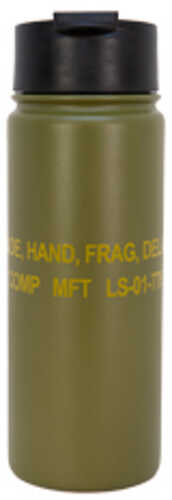 Mission First Tactical Mission First Tactical M67 Drinkware Frag Flip Top Tumbler 16 Oz Green Dm67-16