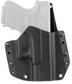 Mission First Tactical OWB Holster Fits Glock 26/27 Right Hand Black Boltaron Standard Belt Loops 1.75"
