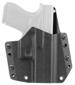 Mission First Tactical OWB Holster Fits Glock 42 Right Hand Black Boltaron Standard Belt Loops 1.75"