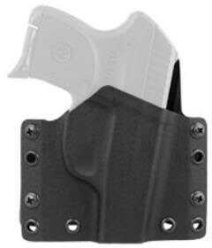 Mission First Tactical OWB Holster Fits Ruger LCP Right Hand Black Boltaron Standard Belt Loops 1.75"