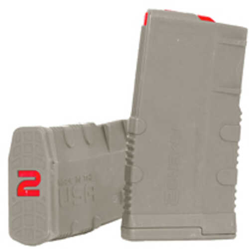 Amend2 Magazine Mod 2 308 Winchester/762nato 20 Rounds Fits Ar10/sr25 Pattern Rifles Polymer Construction Flat Dark Eart