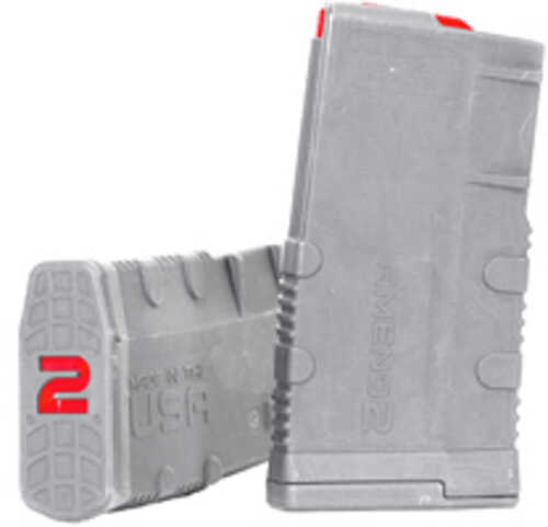 Amend2 Magazine Mod 2 308 Winchester/762nato 20 Rounds Fits Ar10/sr25 Pattern Rifles Polymer Construction Gray 762mod2gr