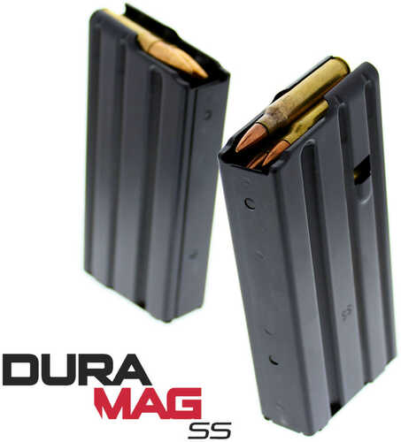 Duramag Magazine 223 Remington/556nato/300 Blackout 20 Rounds Fits Ar-15 Agf Follower Aluminum Gray 2023002175cpd