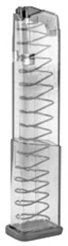 Elite Tactical Systems Group Magazine 9MM 19Rd Clear Fits Glock 43X GLK-43X-19