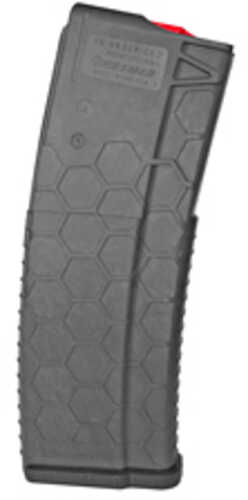 HEXMAG Magazine Made of Carbon Fiber Dark Grey Finish Red Follower and Latch Plate 223 Remington/556NATO 30Rd Fits AR Ri