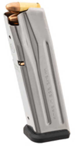 Magpul Industries Magazine Amag 17 Sg9 9mm 17 Rounds For Sig P320 Stainless Steel Finish Silver Mag1331-sst