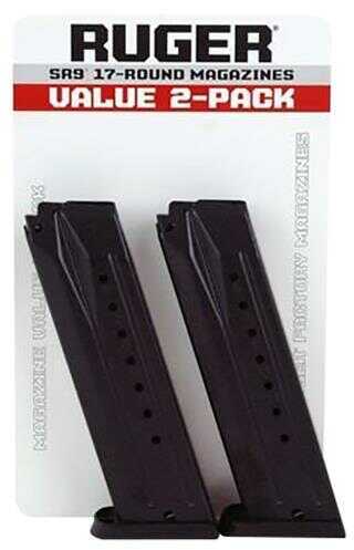 Magazine SR9 9MM Luger 17-ROUNDS Blued Steel 2-Pack